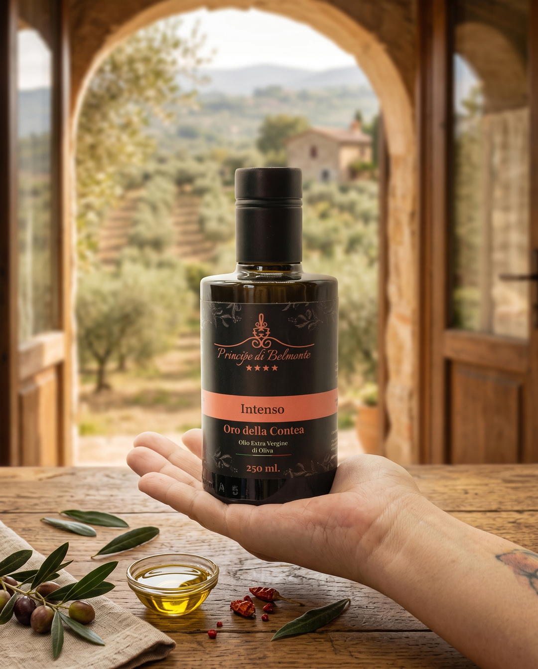 Oro della Contea Olio EVO 250 ml "INTENSO" - immagine 5