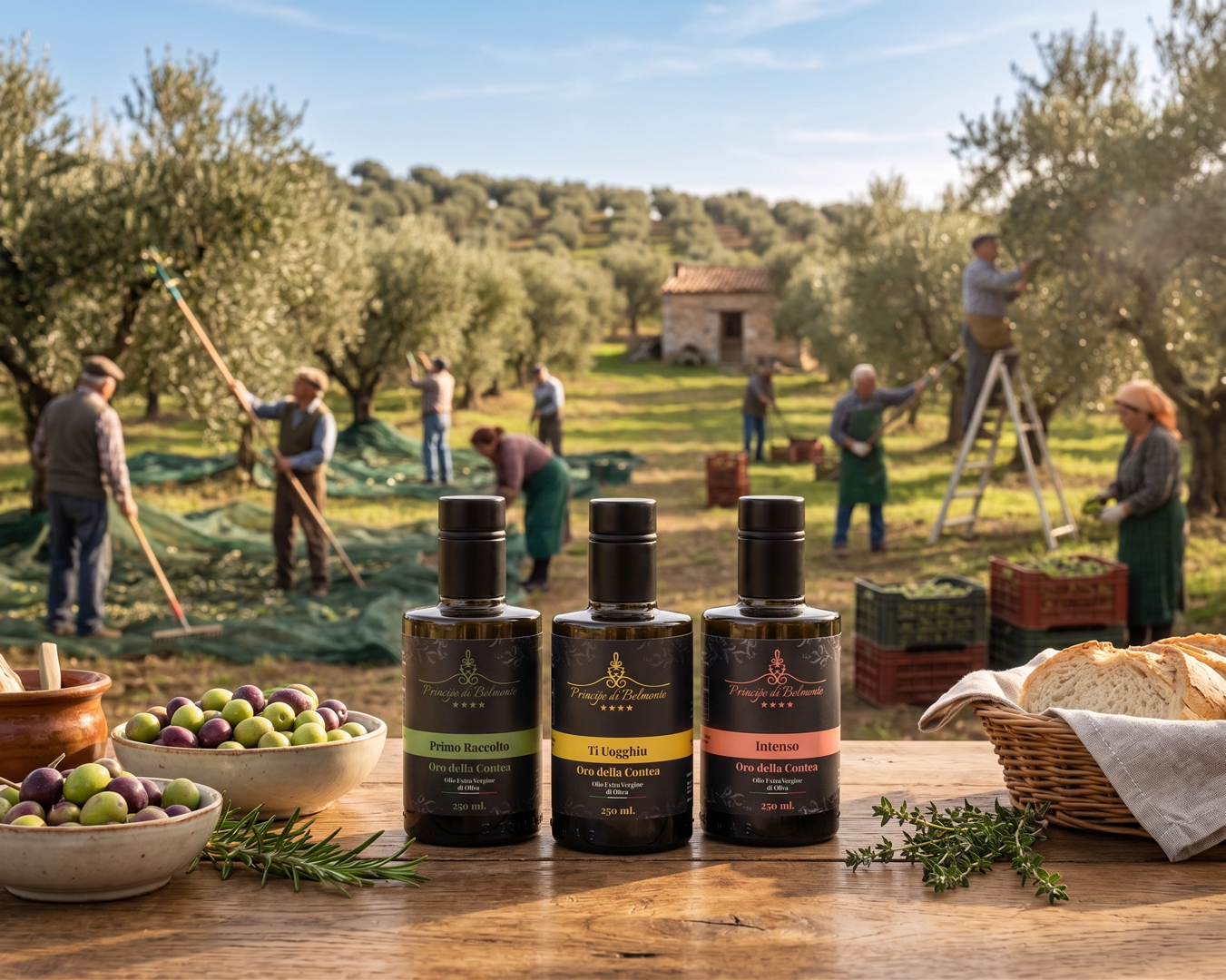 Oro della Contea Olio EVO 250 ml "INTENSO" - immagine 8